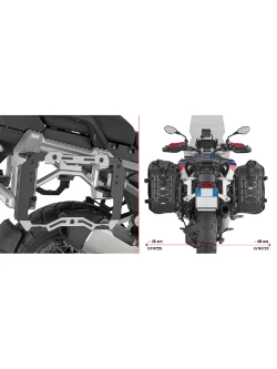 Adapter kufrów bocznych Monokey Cam-Side GIVI mocowany do oryginalnego stelaża BMW R 1300 GS Adventure (25-)