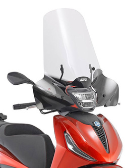 Specific screen GIVI for Piaggio Beverly 300/400 HPE (21-) transparent [A5616A kit is required to mount the screen]