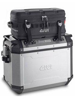  Komplet kufrów bocznych aluminiowych Givi Trekker Outback  LEWY:48L PRAWY 37L