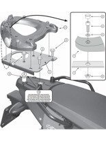 Rear rack GIVI for Monokey® top case BMW F 650 GS/ 800 GS [08-17]/ 700 GS [13-17]/ 800 GS Adventure [13-18] [Monokey® plate included]
