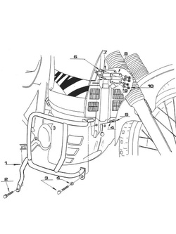 Specific engine guard for Honda XL 600V Transalp (89 > 99)