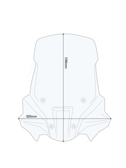 Screen GIVI Triumph Tiger 900 Rally (20-22)