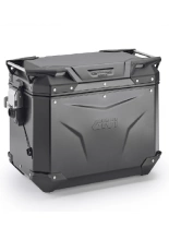 Kufer boczny GIVI Trekker Outback Evo 37 aluminiowy, srebrny [na lewą stronę; pojemność: 37 litrów]