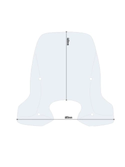 Szyba do skutera GIVI Kymco People One 125/ 150 (13-24) przezroczysta
