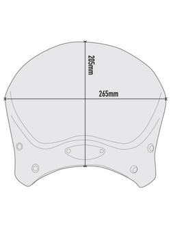 Fitting kit Givi AL9051A for screens 100ALB, 140A, 140S for Royal Enfield Interceptor 650 (19-) / Continental GT 650 (20-) Fitting kit Givi AL9051A for screens 100ALB, 140A, 140S for Royal Enfield Interceptor 650 (19-) / Continental GT 650 (20-)
