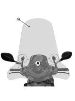 Fitting kit GIVI for 440A and 441A screens Kymco Agility 50-125-150-200-R16 [08-13]