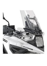 Pair of protective transparent handle-bar wind deflectors