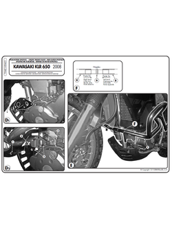 Specific engine guard KAWASAKI KLR 650 Enduro (07 > 20) Specific engine guard KAWASAKI KLR 650 Enduro (07 > 20)