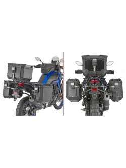 Stelaż GIVI PL ONE-FIT pod asymetrzyczne kufry boczne Trekker Outback Monokey® Cam-Side do Benelli TRK 702/ X (23-)