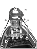 Specific rear rack for MONOLOCK® top case for Yamaha T-MAX 500 (08 > 11), T-MAX 530 (12 > 16)