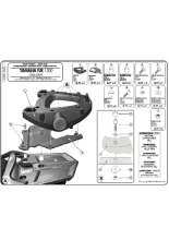 Specific rear rack for MONOKEY® top case for Yamaha FJR 1300 (06-20)
