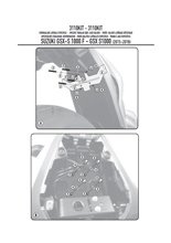 Kit GIVI to install the TST3110 without the specific rear rack 3110FZ Suzuki GSX-S 1000/ F [15-20]