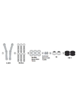 Specific fitting kit for screen 1173S for CF Moto 700 CL-X (21)