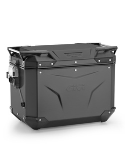 Kufer boczny GIVI Trekker Outback Evo 37 aluminiowy, srebrny [na lewą stronę; pojemność: 37 litrów]