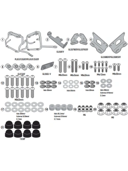 Specific pannier holder Givi PL One-Fit for Trekker Outback Monokey® Cam-Side cases for Honda XL 750 Transalp (23-)
