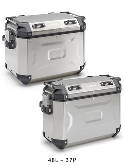 Pair of side cases Kappa K'Force left:48L right: 37L