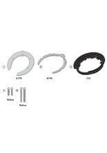 Flange GIVI BF28 for fitting any of the TANKLOCK, TanklockED bags Kawasaki Z 650 [17-20]