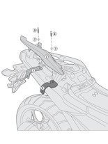 Specific kit to install the PLX1146 / PL1146 / PL1146CAM / TST1146 without the specific rear rack 1146FZ