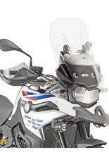 Specific sliding wind-screen Givi Airflow for BMW F 750 GS / F 850 GS (18-) transparent