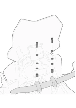 Specific kit GIVI to mount the S900A Smart Bar or the S901A Smart Mount