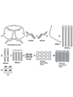 Stelaż kufrów bocznych Monokey Cam-Side GIVI PL One-Fit Yamaha Tenere 700/ Rally (25-)