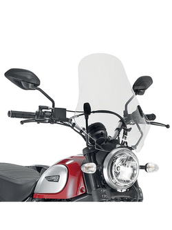 Szyba motocyklowa Givi do Ducati Scrambler 400 (16-21)/ Icon 800 (15-21) przezroczysta
