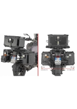 Stelaż GIVI PL ONE-FIT pod asymetrzyczne kufry boczne Trekker Outback Monokey® Cam-Side do Benelli TRK 702/ X (23-)