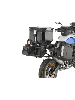 Stelaż kufrów bocznych asymetrycznych Trekker Outback Monokey Cam-Side GIVI PL One-Fit BMW F 900 GS (24-) [mocowany za pomocą adaptera]