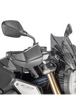 Specific hand protectors in ABS for Honda CB 650F (17-18), CB 650 R (19-) black