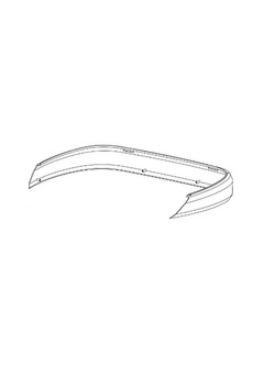 Side bands for the case GIVI V47 silver