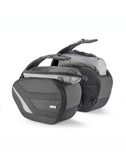 Pair of large expandable saddle bags GIVI GIEA100C [capacity: 40 l]