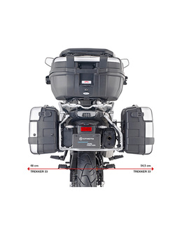 Stelaż kufrów bocznych Monokey GIVI CF Moto 800 MT/ Touring/ Sport (22-)/ Explore (24-) [mocowany do oryginalnego bagażnika]
