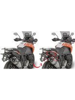 Rapid release side-case holder GIVI for Monokey®, Retro Fit cases KTM Adventure 1190 Adventure / Adventure R (13-16)