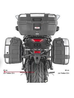 Stelaż kufrów bocznych Monokey GIVI PL One-Fit Yamaha Tracer 9/ GT (21-24)/ GT+ (23-24)