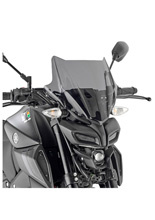Specific Kappa screen for Kawasaki Z 650 (20-), Yamaha MT-03 321 (20-) smoked [fitting kit not included]