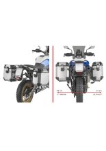 Pannier holder GIVI for Trekker Outback Monokey® Cam-Side Triumph Tiger Explorer 1200 (12-17)/ Tiger 1200 (18)