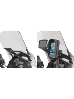 Fairing upper bracket GIVI to install S902A/ S920M/ S920L and GPS-Smartphone holder Suzuki DL 1000 V-Strom [14-18]