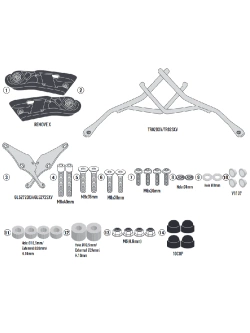 GIVI specific holder Remove-X for Benelli Leoncino 500/ Leoncino 500 Trail (17-21)