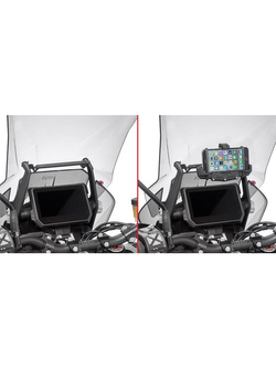 Fairing upper bracket GIVI to install S902A/ S920M/ S920L and GPS-Smartphone holder 1290 Super Adventure R/S (17-21)