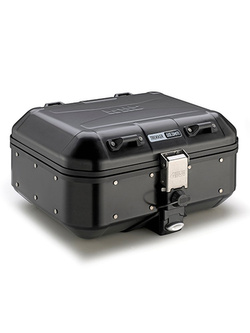 Aluminiowy kufer centralny GIVI Trekker Dolomiti Monokey® DLM30B [Black Line; pojemność: 30 litrów]