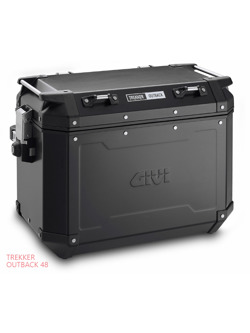 Kufer boczny aluminiowy czarny matowy lewy Givi Trekker Outback 48 L [pojemność: 48 L]