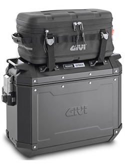 Kufer boczny aluminiowy czarny matowy lewy Givi Trekker Outback [pojemność: 37 L]